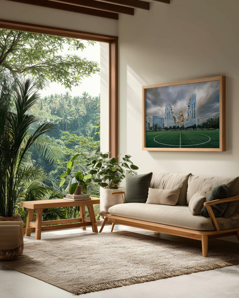 The field and the Valley - Poster / Art Print - interiör