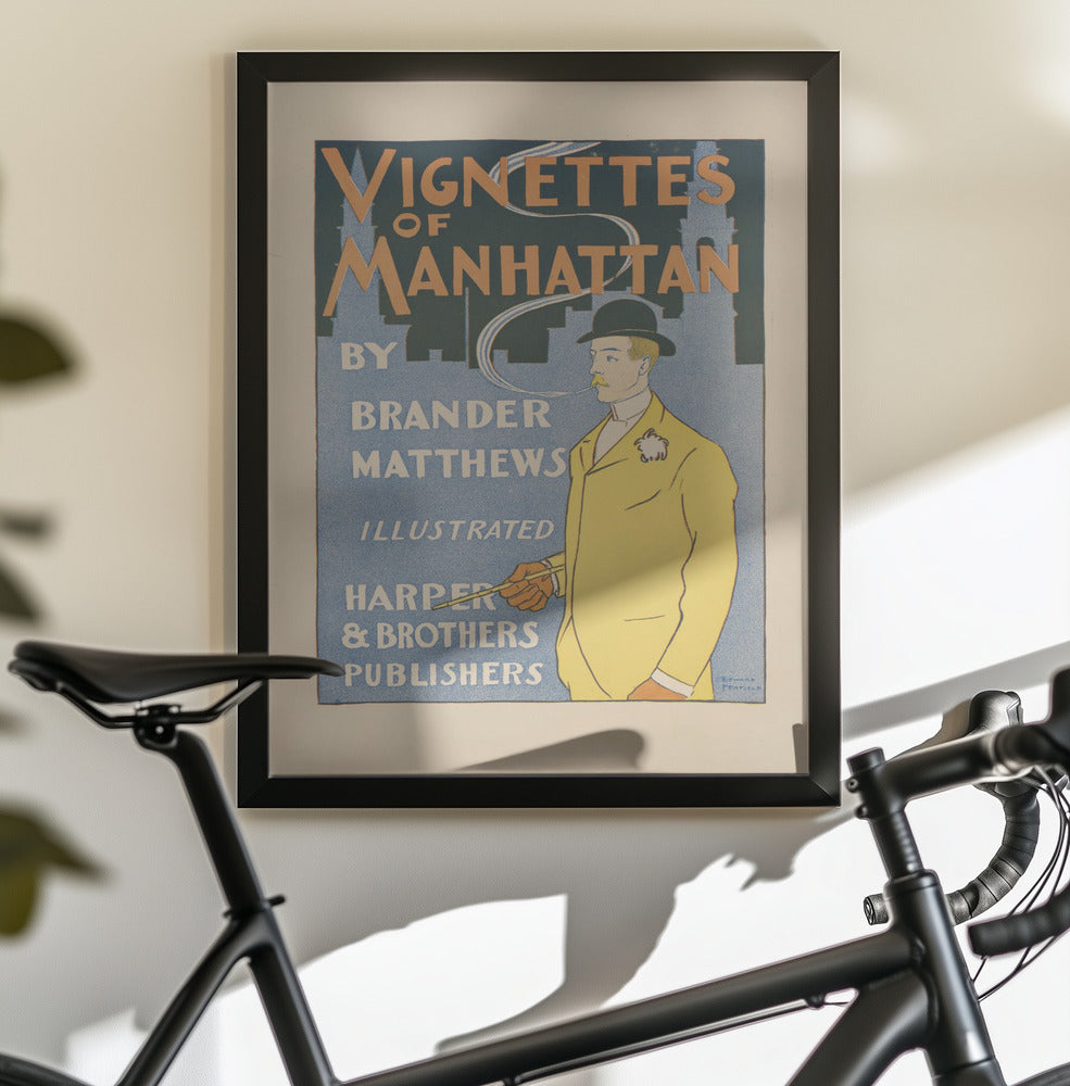 Vignettes of Manhattan (1895) - Poster / Art Print - interiör