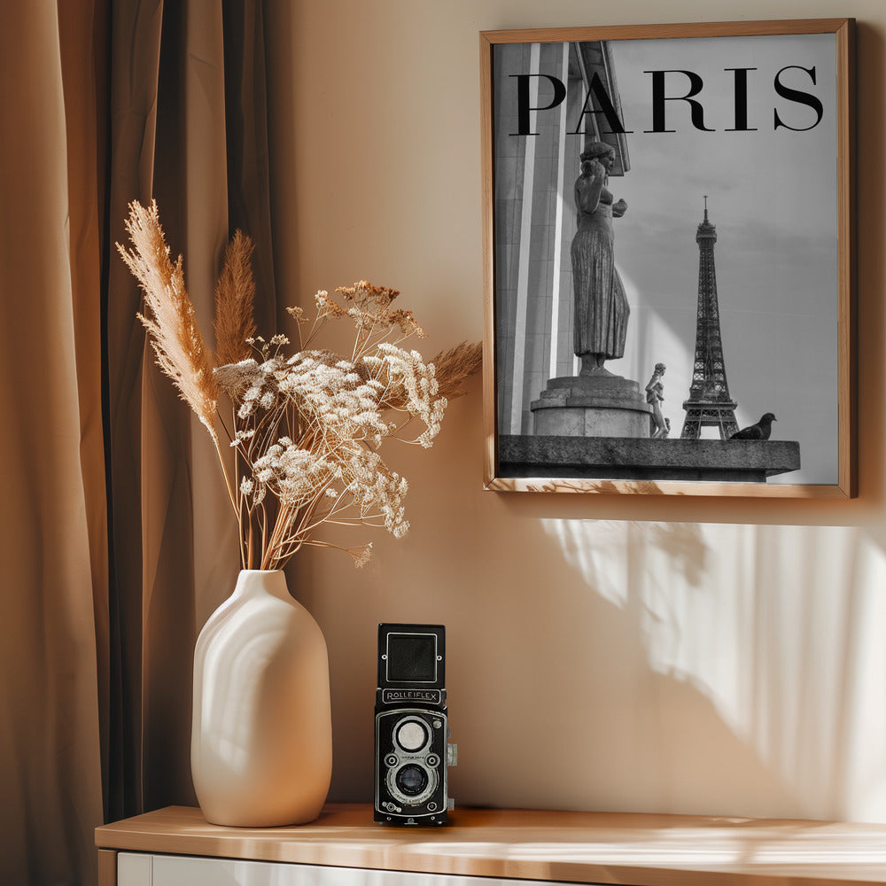 Paris Text 5 - Poster / Art Print - interiör