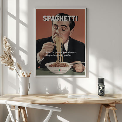 Spaghetti Lover - Poster / Art Print - interiör