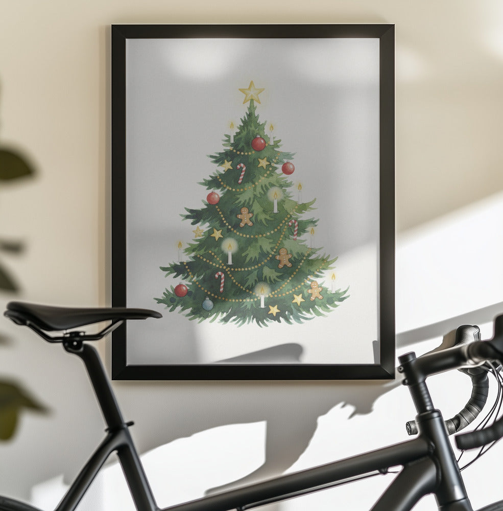 My Little Christmas Tree - Poster / Art Print - interiör