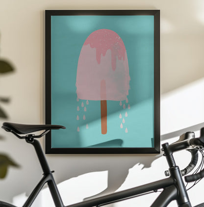 Yummy Ice Cream - Poster / Art Print - interiör