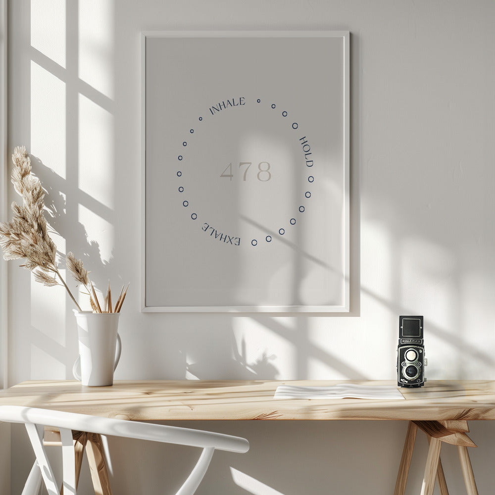 478 Breath - Poster / Art Print - interiör