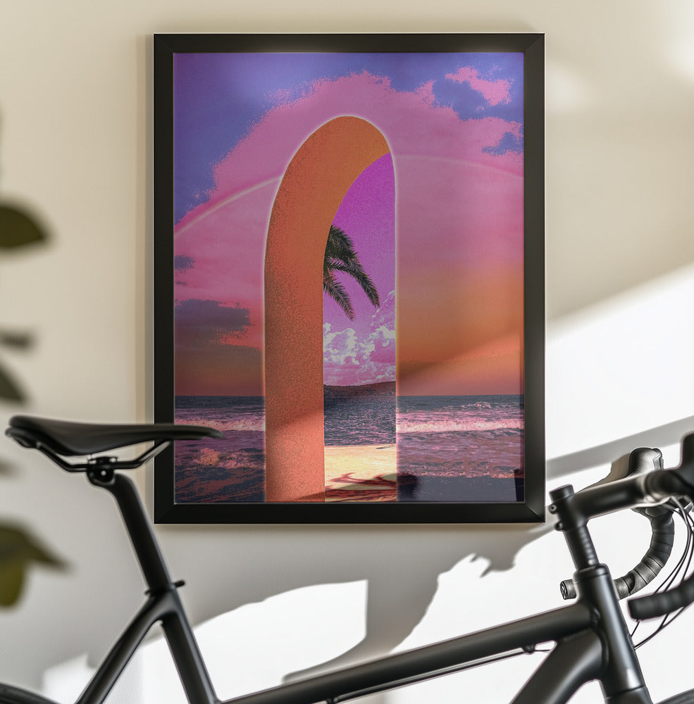 Portal Vaporwave - Poster / Art Print - interiör