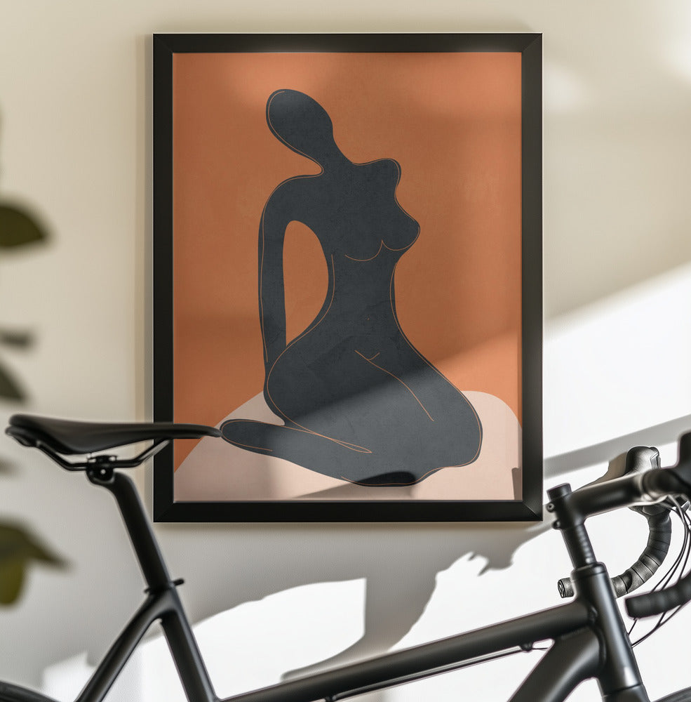 Abstract Nude II - Poster / Art Print - interiör