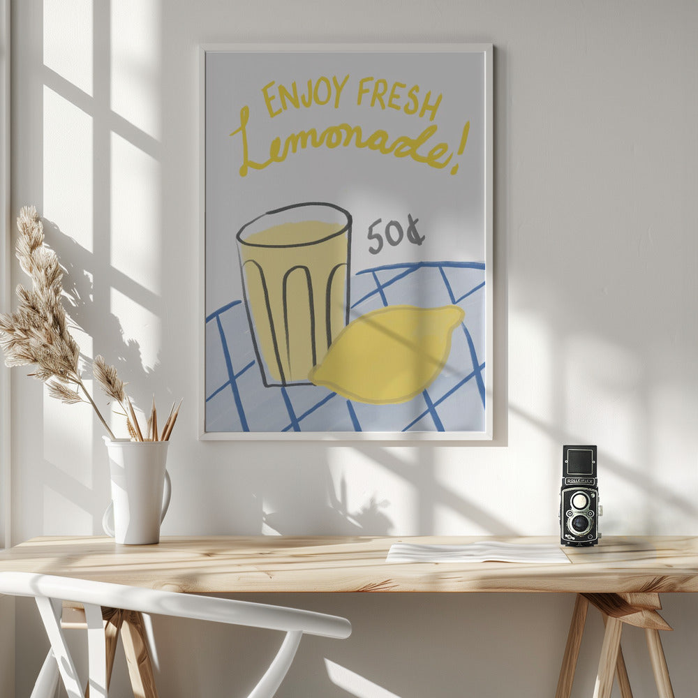 Fresh Lemonade - Poster / Art Print - interiör