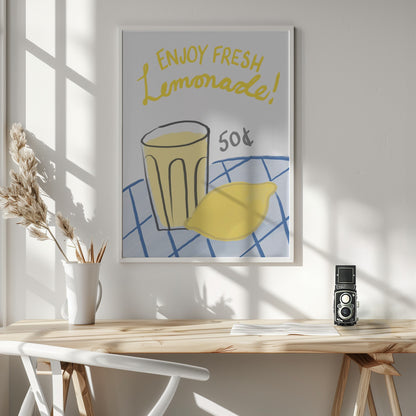 Fresh Lemonade - Poster / Art Print - interiör