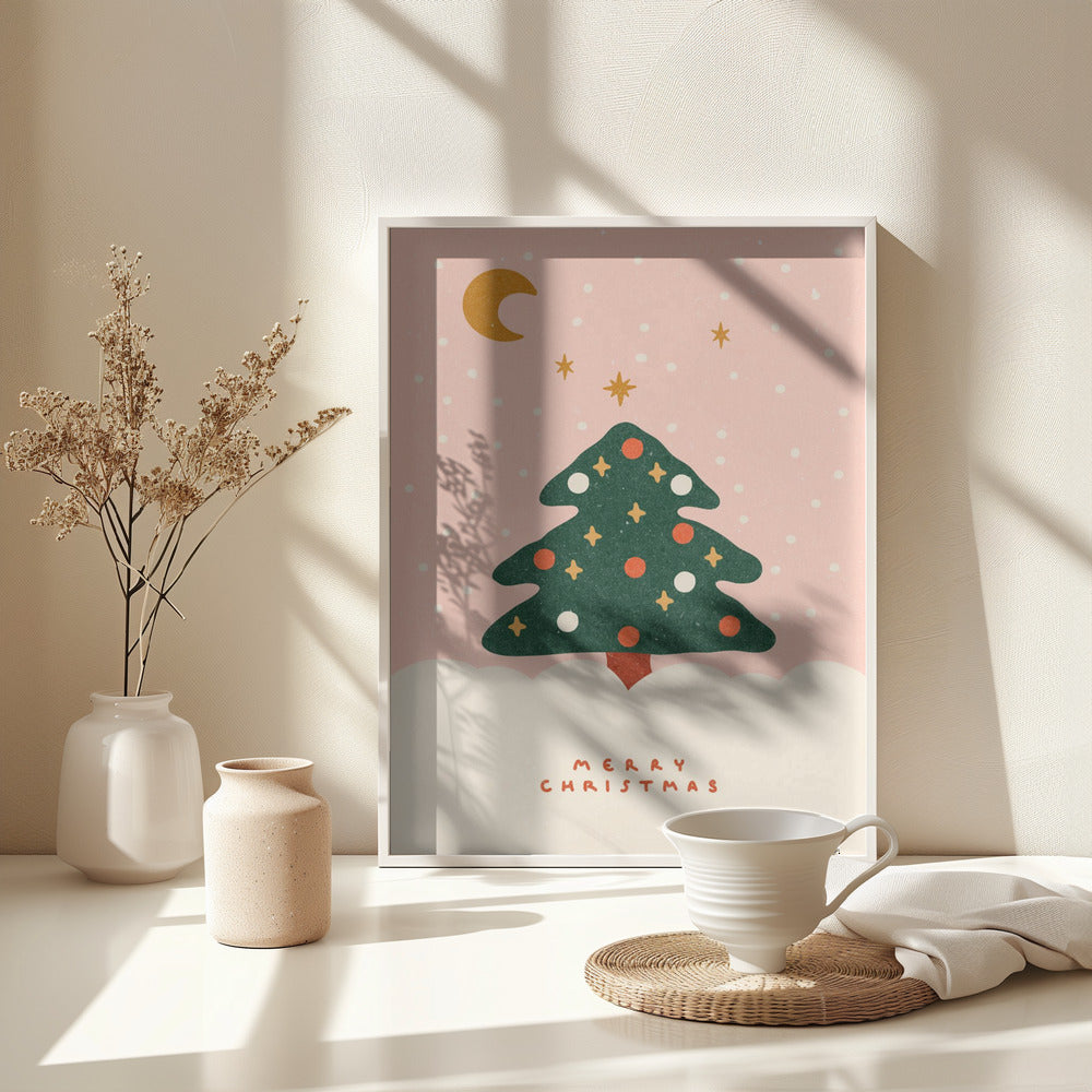 Christmas Tree - Poster / Art Print - interiör