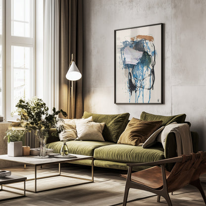 Twin Abstract 1 - Poster / Art Print - interiör