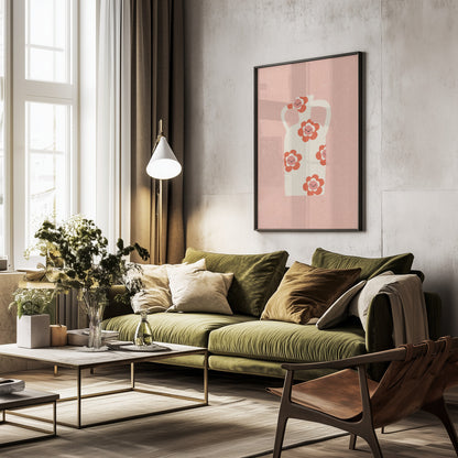 Vase 2 - Poster / Art Print - interiör