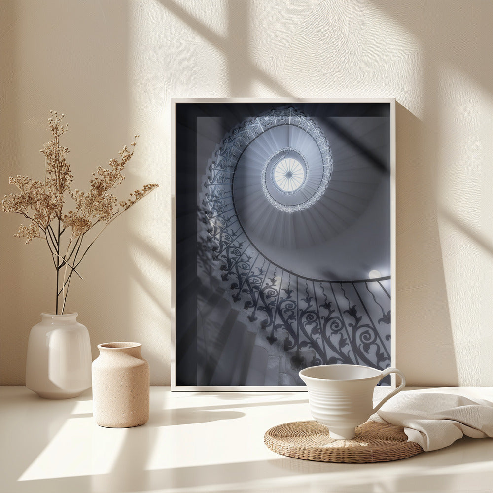 Tulip Stairs - Poster / Art Print - interiör