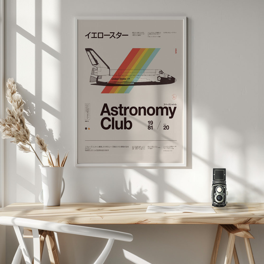 Astronomy Club ★★★ S - Poster / Art Print - interiör