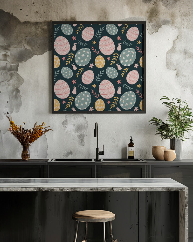 Easter repeat pattern - Poster / Art Print - interiör