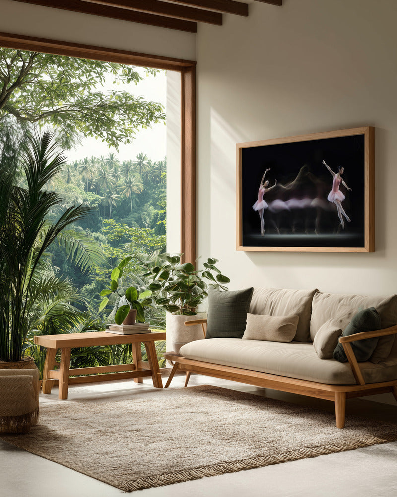 Graceful Balerina - Poster / Art Print - interiör