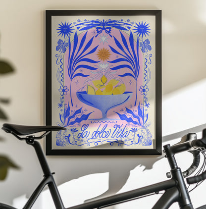 La Dolce Vita A1 - Poster / Art Print - interiör