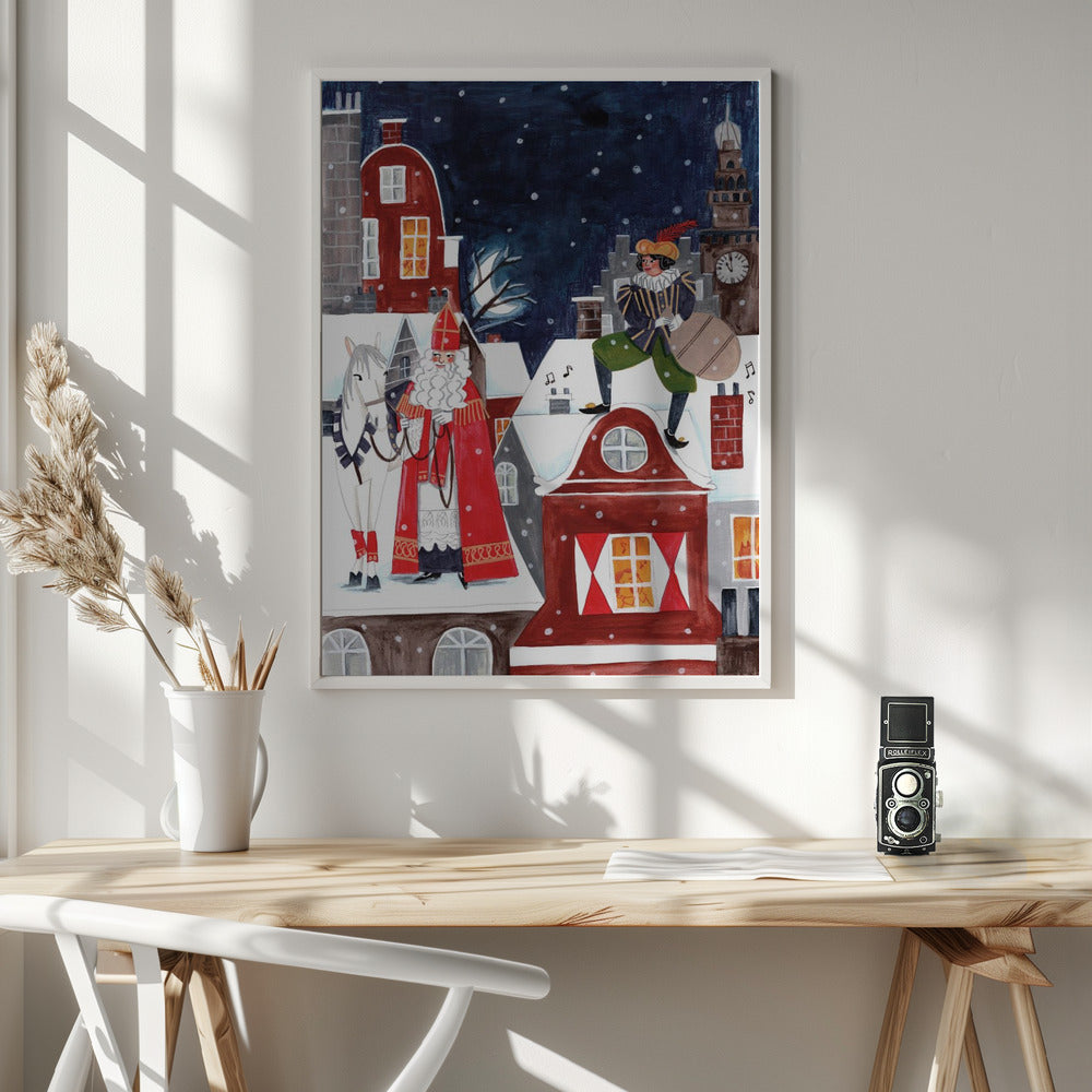 Saint Nicholas - Poster / Art Print - interiör