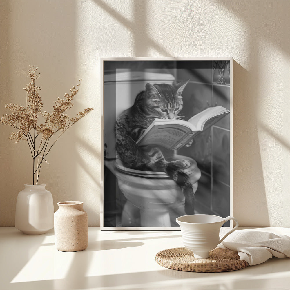Literary Litter Box - Poster / Art Print - interiör