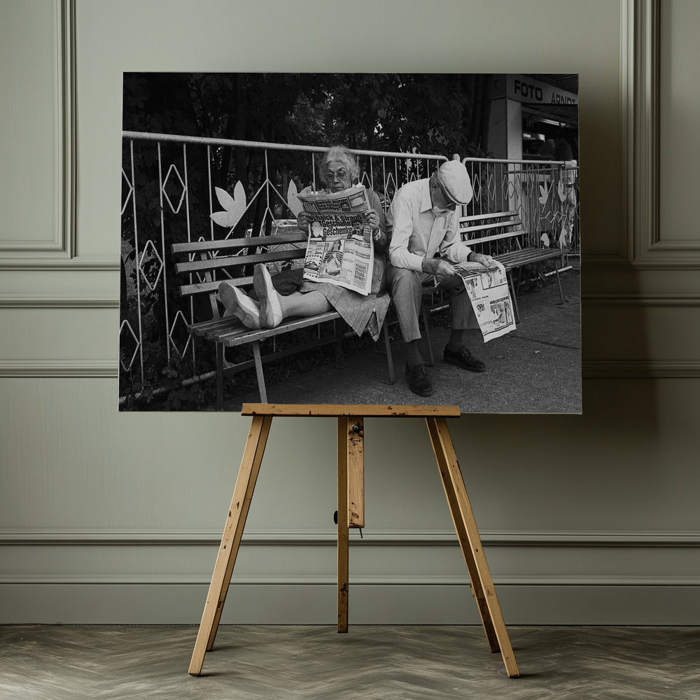 Philemon and Baucis (from the series "Boy meets girl") - Poster / Art Print - interiör