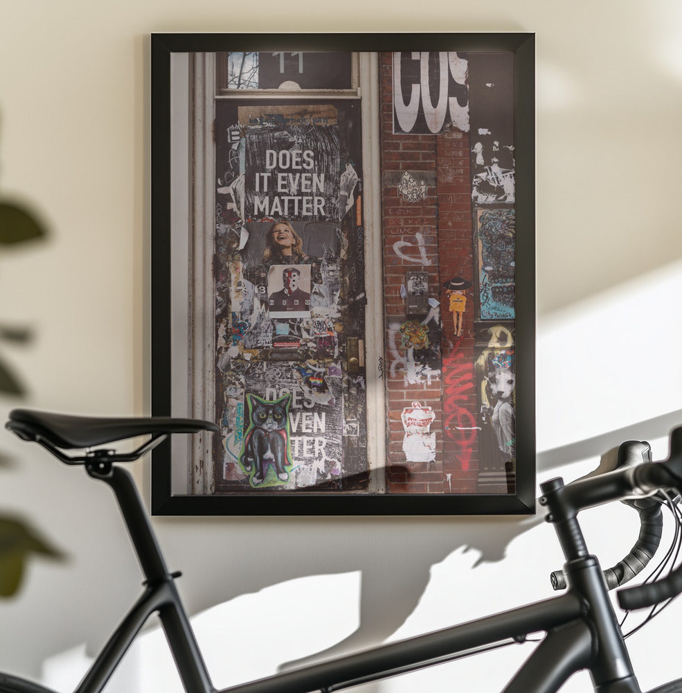 East Village Door - Poster / Art Print - interiör
