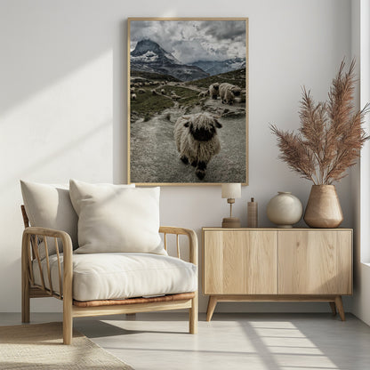 Out of my way - Poster / Art Print - interiör