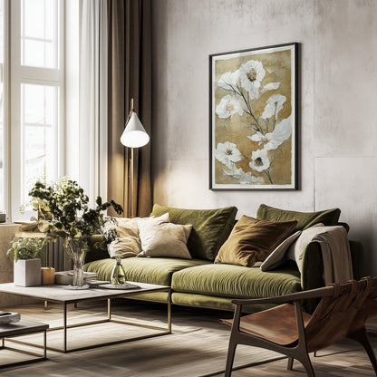 Delicate Blossoms - Poster / Art Print - interiör