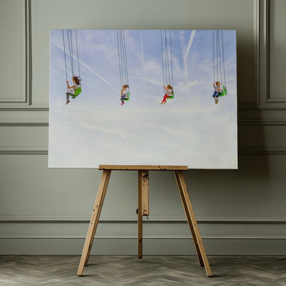 Heads in the clouds! - Poster / Art Print - interiör