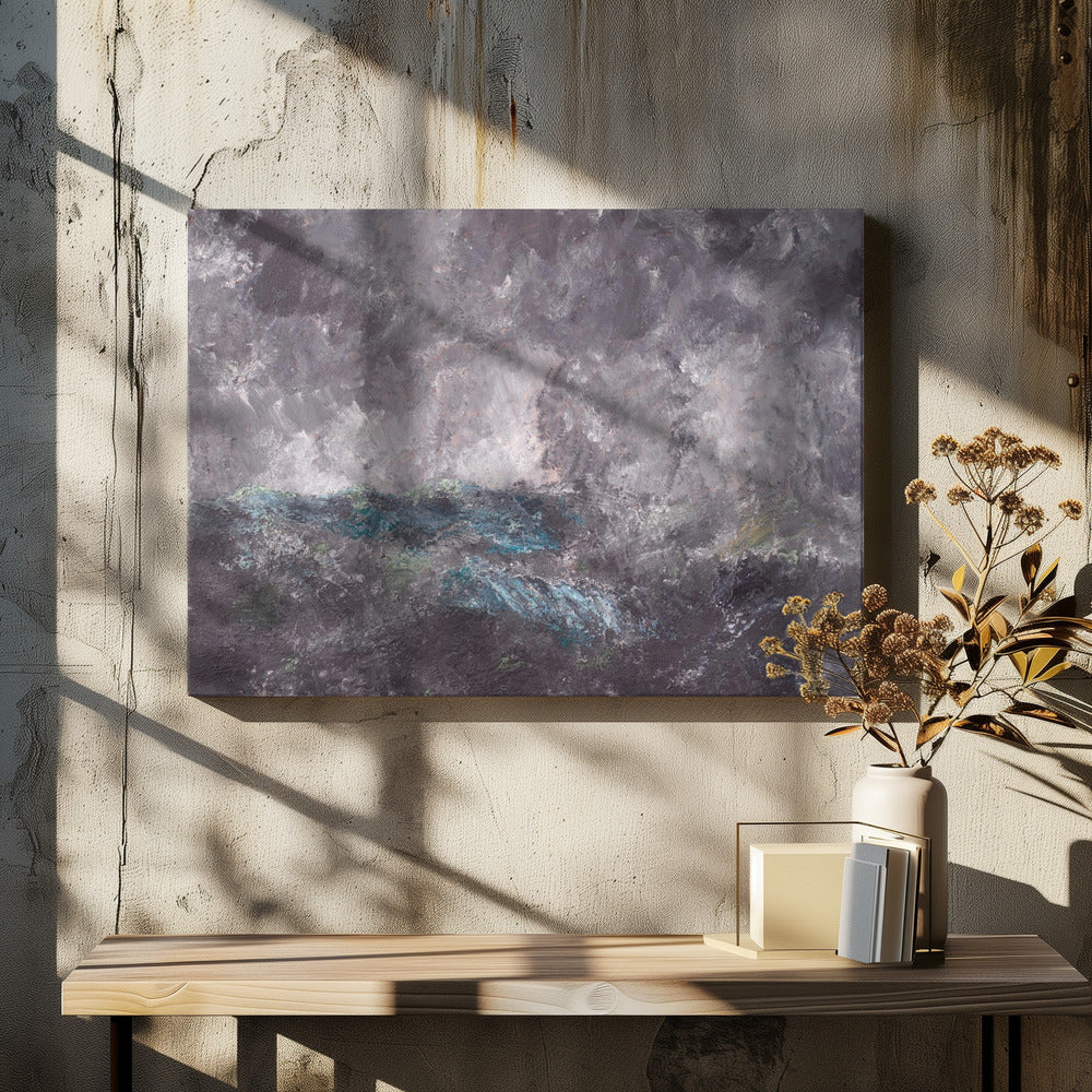 Storm In the Archipelago, Dalarö - Poster / Art Print - interiör