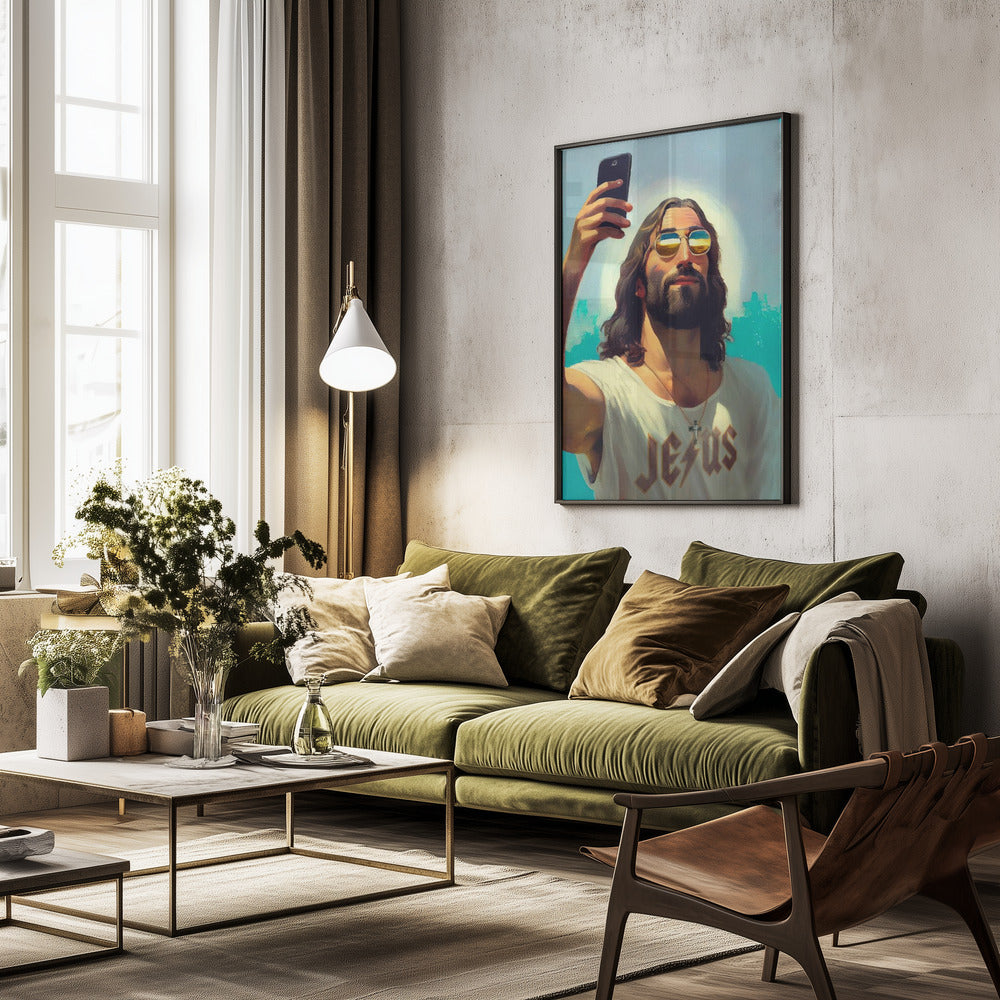 I Am Jesus - Poster / Art Print - interiör