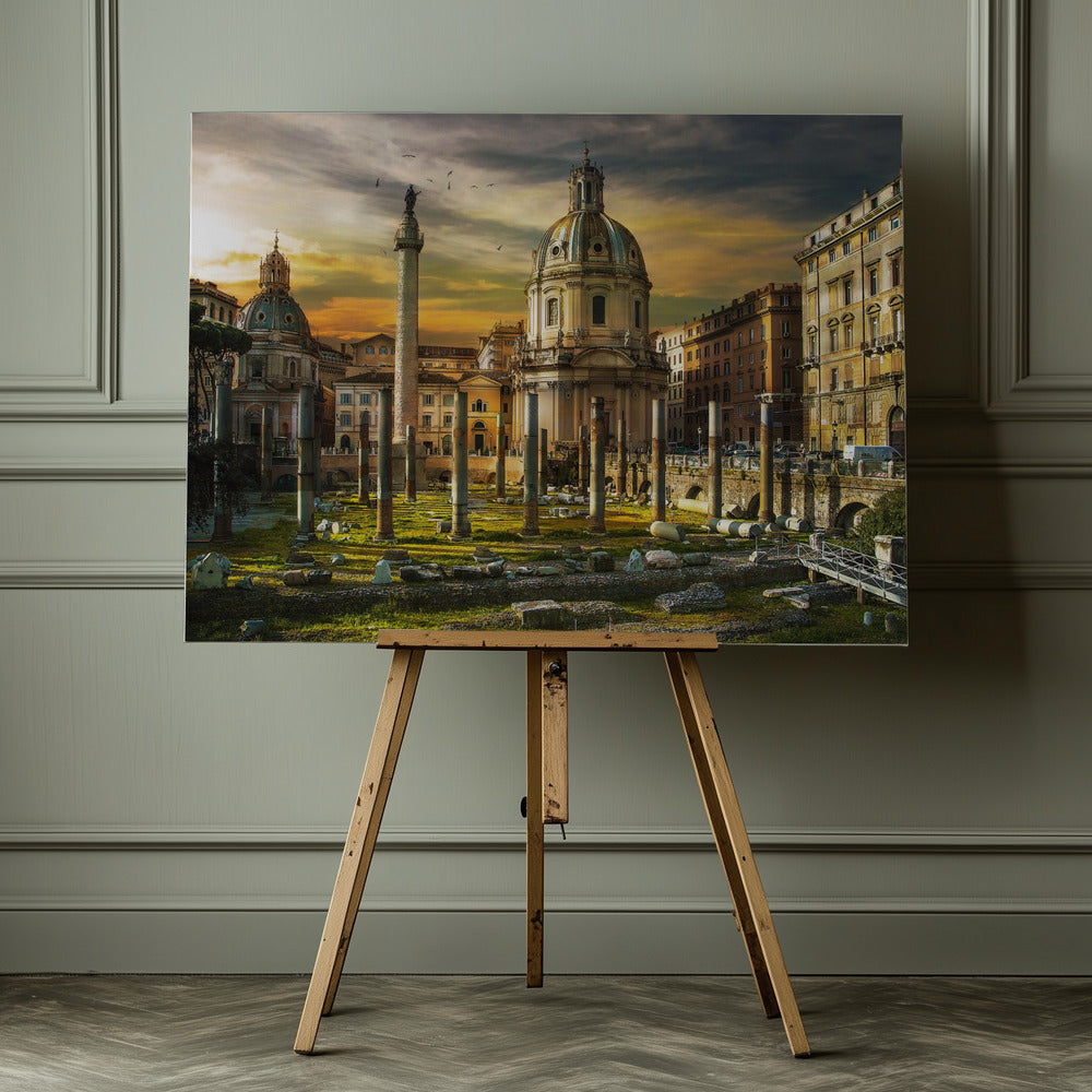 Trajan's Column - Poster / Art Print - interiör