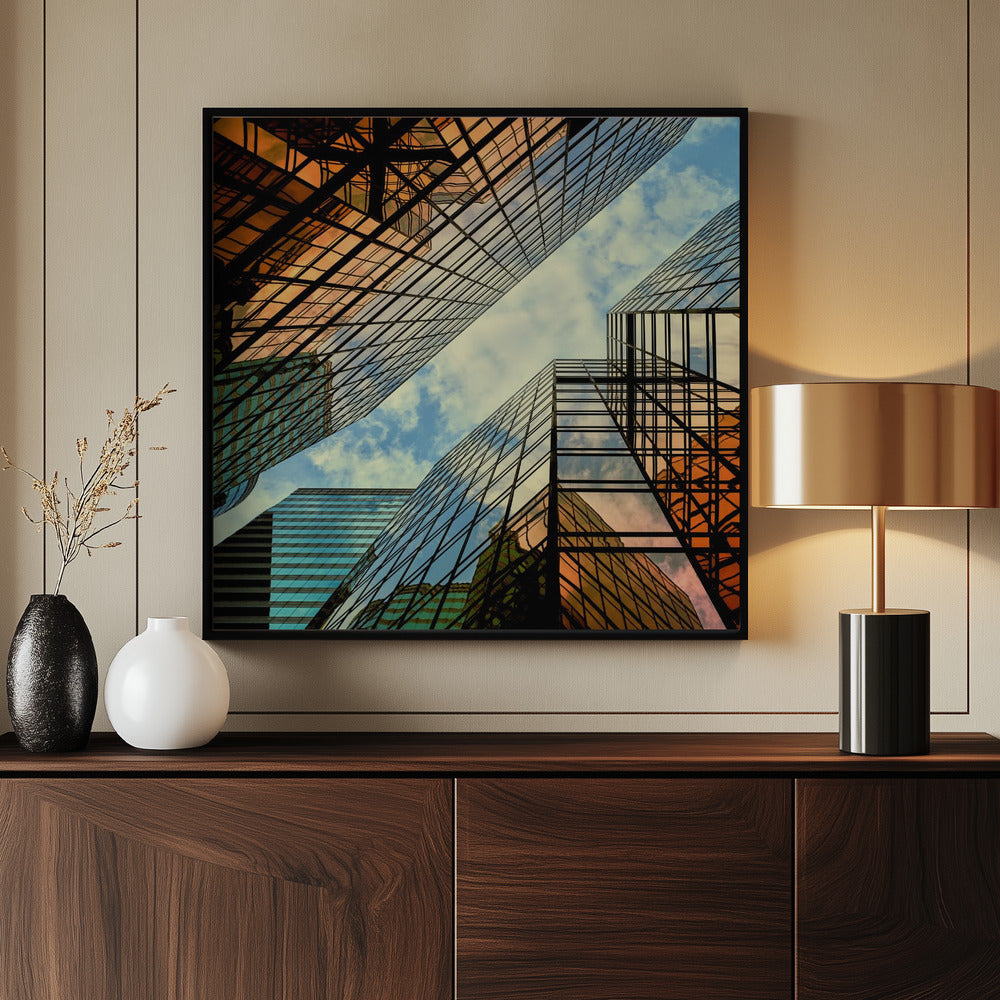Colorful mirrors. - Poster / Art Print - interiör