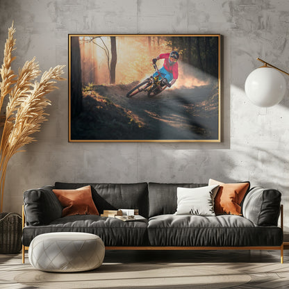 Golden Bermed Corner - Poster / Art Print - interiör