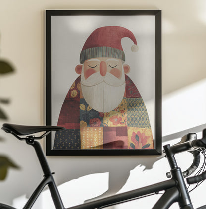 Calm Santa No 2 - Poster / Art Print - interiör