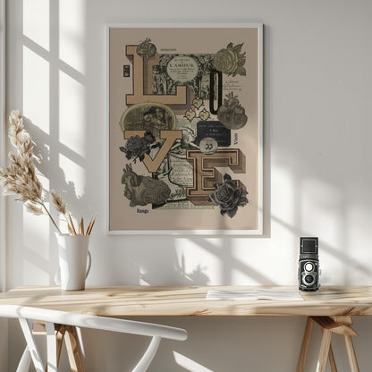 With Love - Poster / Art Print - interiör