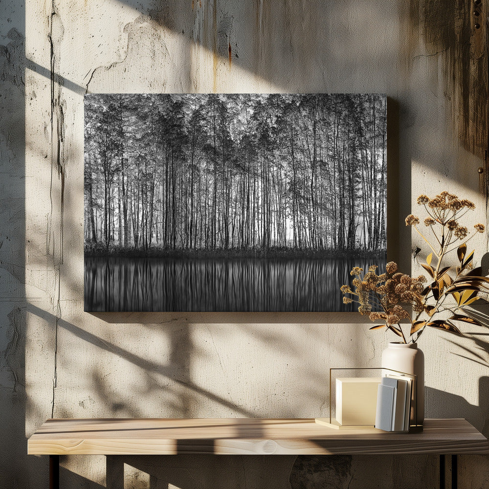 Pointillism Nature - Poster / Art Print - interiör