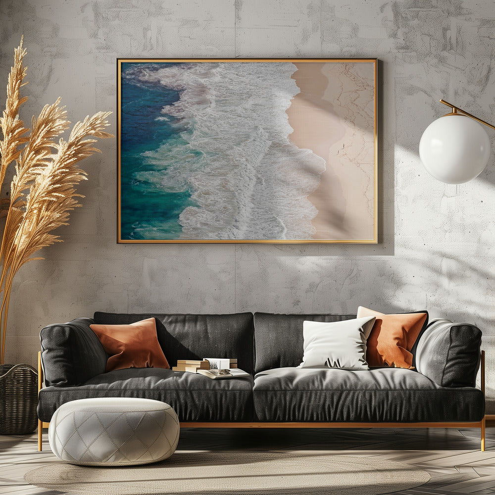 Where the Ocean Ends... - Poster / Art Print - interiör