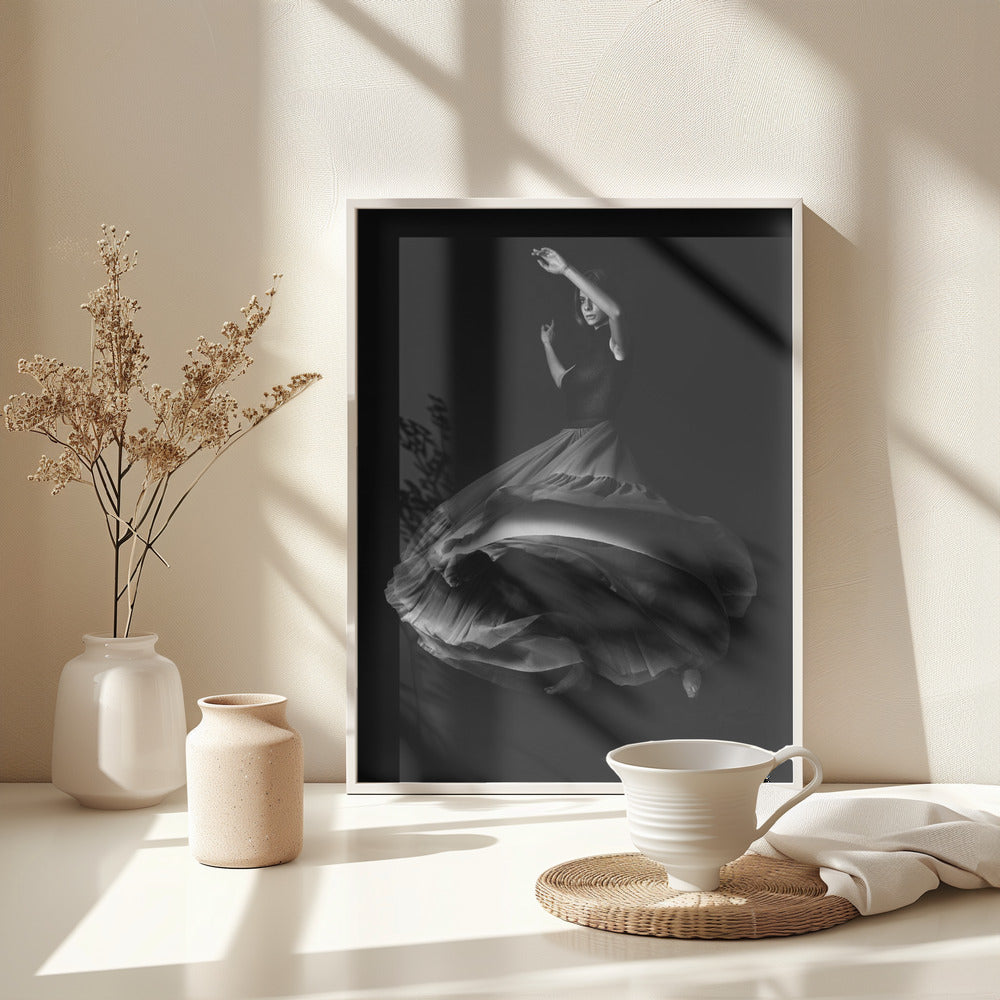 the poetry of grey - Poster / Art Print - interiör