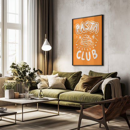 Pasta Club - Poster / Art Print - interiör