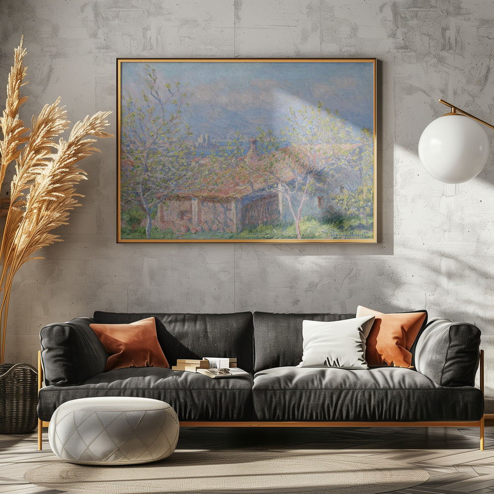 Gardener's House At Antibes (1888) By Claude Monet - Poster / Art Print - interiör