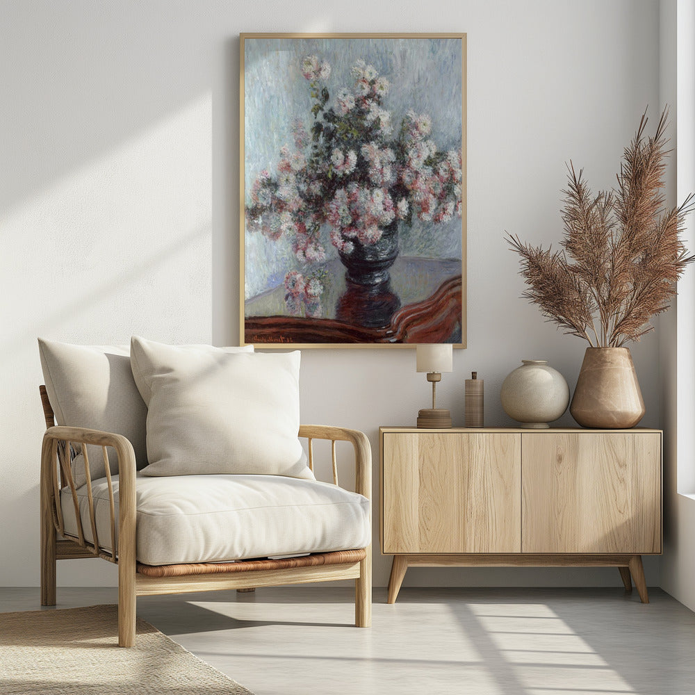 Chrysanthemums - Poster / Art Print - interiör