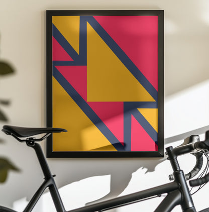 Bright Geometric #2 - Poster / Art Print - interiör