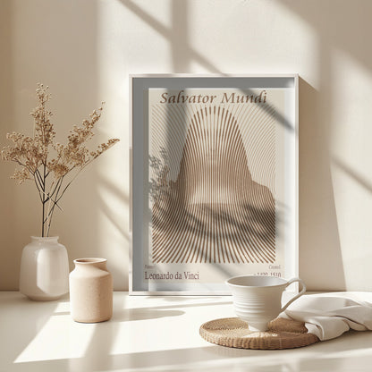 Salvator Mundi – Leonardo Da Vinci  (1499–1510) - Poster / Art Print - interiör