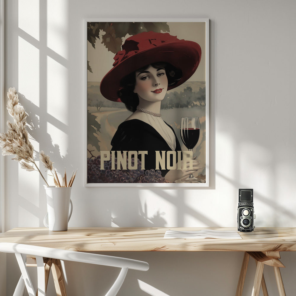 Pinot Noir - Poster / Art Print - interiör