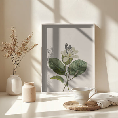 Botanical vintage cameraman - Poster / Art Print - interiör