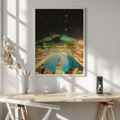 Space Pool - Poster / Art Print - interiör