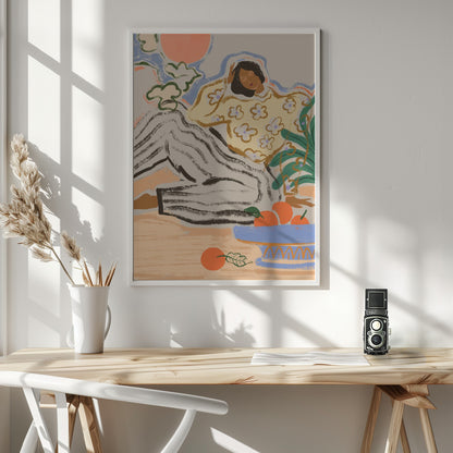 Lazydays - Poster / Art Print - interiör