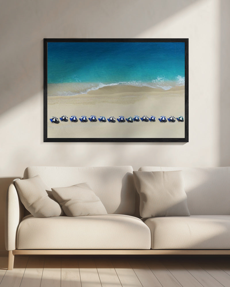 On the beach - Poster / Art Print - interiör