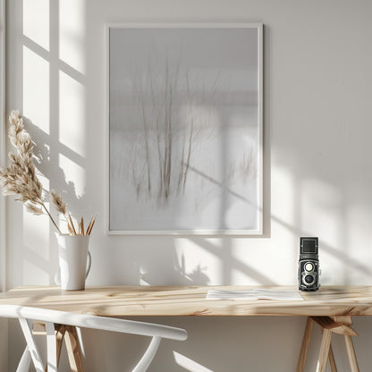 Winter White - Poster / Art Print - interiör