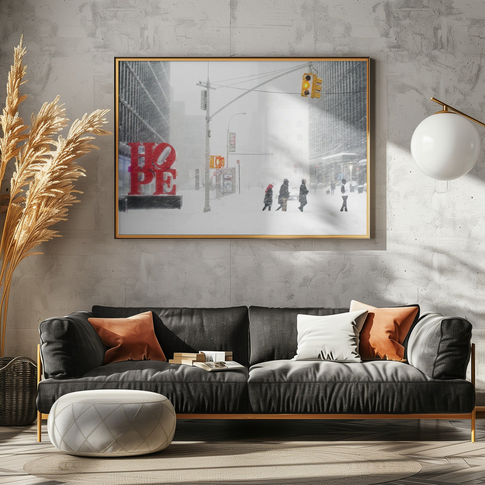 HOPE - Poster / Art Print - interiör