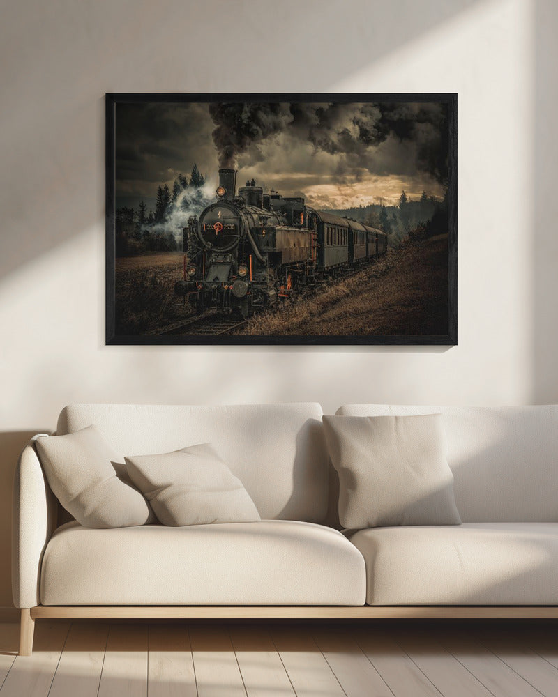 Gold digger train - Poster / Art Print - interiör