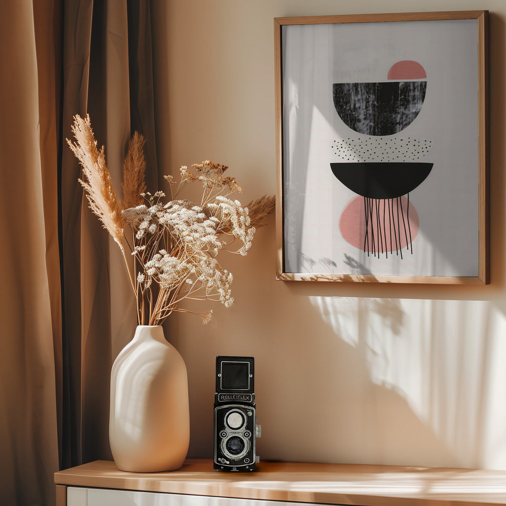 Abstract Minimalist Shapes No 5 - Poster / Art Print - interiör